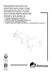 DOMUSA BioClass TR 25 Instrucciones De Instalacion Y Uso