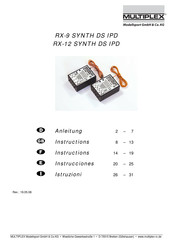 Multiplex RX-12 SYNTH DS IPD Instrucciones