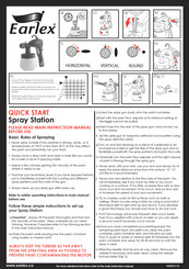 Earlex SPRAY STATION HV3500 Inicio Rápido