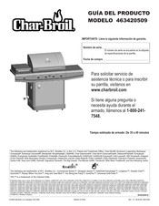 Char-Broil 463420509 Guía Del Producto