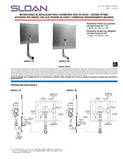 Sloan ROYAL 152 SWB ES-S TMO Instrucciones De Instalación