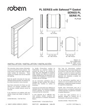 Robern Safeseal PL2434 Manual De Instalación