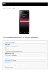 Sony Xperia L4 XQ-AD52 Guia De Ayuda