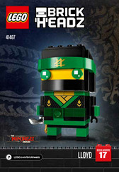 LEGO Brick Headz 41487 Manual De Instrucciones