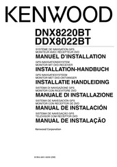 Kenwood DDX8022BT Manual De Instalación