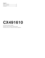 Gaggenau CX491610 Manual Del Usuario