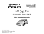 Toyota Prius Plug-in Hybrid 2010 Guia De Respuesta Ante Emergencias