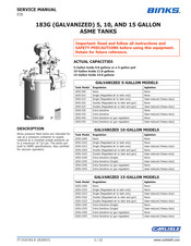 Carlisle Binks 183G-1530 Manual De Servicio