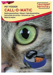 Europet Bernina CALL-O-MATIC Instructions De Service
