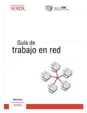 Xerox Tektronix Phaser 7300 Guía Trabajo En Red