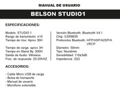 Belson STUDIO1 Manual De Usuario