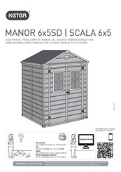 Keter MANOR 6x5SD Manual Del Usuario