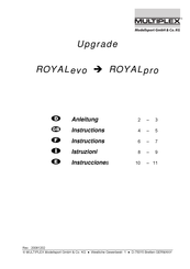 Multiplex ROYALevo Instrucciones