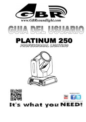 GBR Platinum 250 Guia Del Usuario