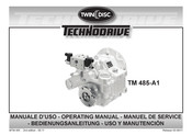 Twin Disc TECHNODRIVE TM 485-A1 Uso Y Manutención