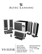 Altec Lansing VS3151R Guia Del Usuario