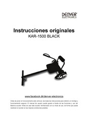 Denver Electronics KAR-1500 BLACK Instrucciones Originales