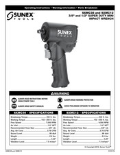 Sunex Tools SXMC12 Manual De Instrucciones