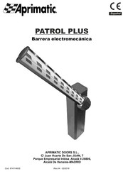 Aprimatic PATROL PLUS Manual Del Usuario