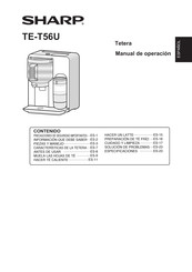 Sharp TE-T56U Manual De Operación