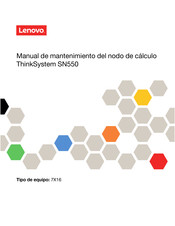 Lenovo ThinkSystem SN550 7X16 Manual De Mantenimiento