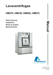 Alliance Laundry Systems HM490 Manual De Instrucciones