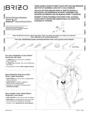Brizo Siderna 68480-LHP Manual De Instrucciones