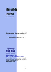 RADWAG 3Y Serie Manual De Usuario