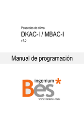 Bes Ingenium MBAC-I Manual De Programación