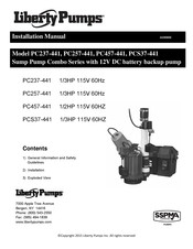 Liberty Pumps Sump Pump Combo Serie Manual De Instalación