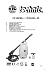 ELEM Technic NHP1400-130L1 Manual De Instrucciones