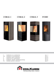 EdilKamin CORAL 1 Instalación Uso Y Mantenimiento