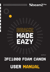 Beamz Pro JFC1000 FOAM CANON Manual De Instrucciones