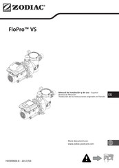 Zodiac FloPro VS Manual De Instalación Y De Uso