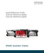 Epson SureColor S Serie Guía De Referencia Rápida