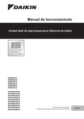 Daikin EHVX16S18CA Manual De Funcionamiento