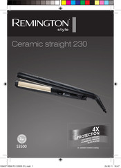 Remington Ceramic straight 230 Guia De Inicio Rapido