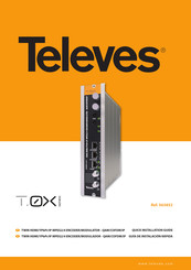 Televes T.OX 563852 Serie Guía De Instalación Rápida