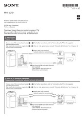 Sony MHC-V21D Manual De Instrucciones