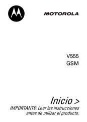Motorola V555 Manual De Instrucciones