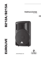 Behringer EUROLIVE B212A Manual De Instrucciones