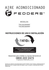 Fedders TAC49CWA/RIF Instrucciones De Uso E Instalación