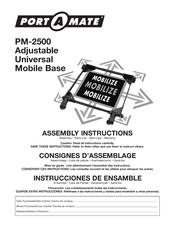 Portamate PM2500 Instrucciones De Ensamble