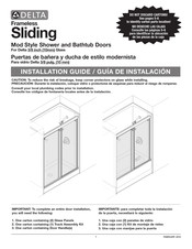 Delta Frameless Sliding Guia De Instalacion