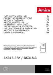 Amica BK316.3FA Instrucciones De Operación