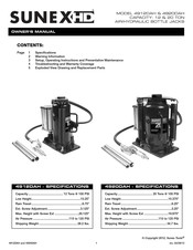 Sunex HD 4920DAH Manual Del Propietário