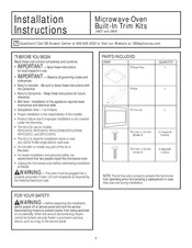 GE JX830 Instrucciones De Instalación