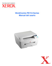 Xerox WorkCentre PE114 Serie Manual Del Usario