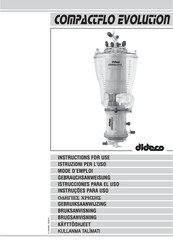 dideco COMPACTFLO EVOLUTION Istrucciones Para El Uso