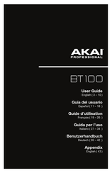 Akai Professional BT100 Guia Del Usuario